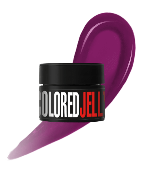 Кольоровий гель-желе Kodi Colored Jelly Gel 02 фіолетова фуксія 30 г