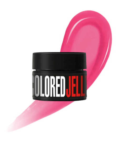 Кольоровий гель-желе Kodi Colored Jelly Gel 04 рожевий неон 30 г