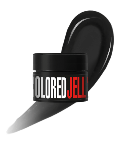Кольоровий гель-желе Kodi Colored Jelly Gel 09 насичений темно-графітовий 30 г