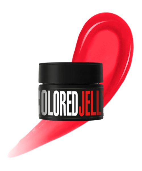 Кольоровий гель-желе Kodi Colored Jelly Gel 10 червоний 30 г