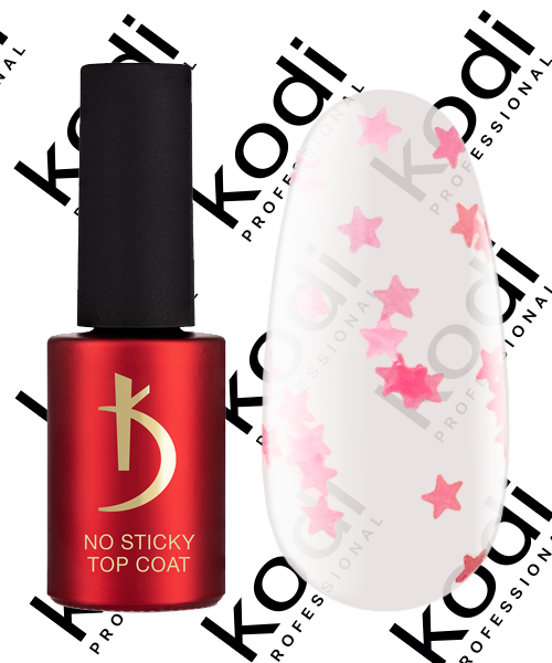 Верхнє покриття для гель-лаку Kodi No Sticky Top Coat Art 19 без липкого шару 7 мл