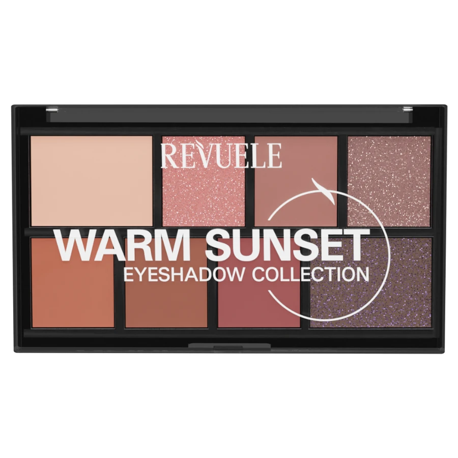 Палітра тіней для повік Revuele Eyeshadow Collection Warm Sunset 15 г