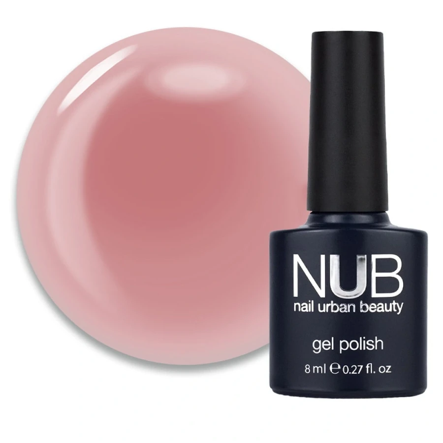 Гель-лак NUB Gel Polish 201 Togethere Wint Nature рожево-карамельний напівпрозорий, емаль 8 мл