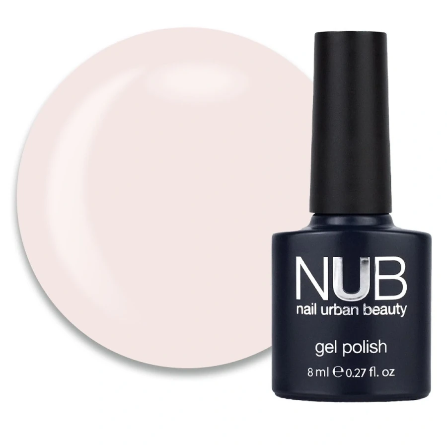 Гель-лак NUB Gel Polish 223 Innocent молочний бежево-рожевий, емаль 8 мл