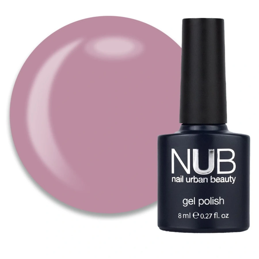 Гель-лак NUB Gel Polish 058 Career Growth теплий бузково-кавовий, емаль 8 мл