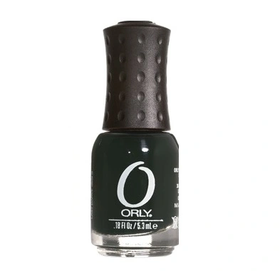 Лак ORLY Le Chateau mini чорний із зеленим відтінком, емаль 5,4 мл