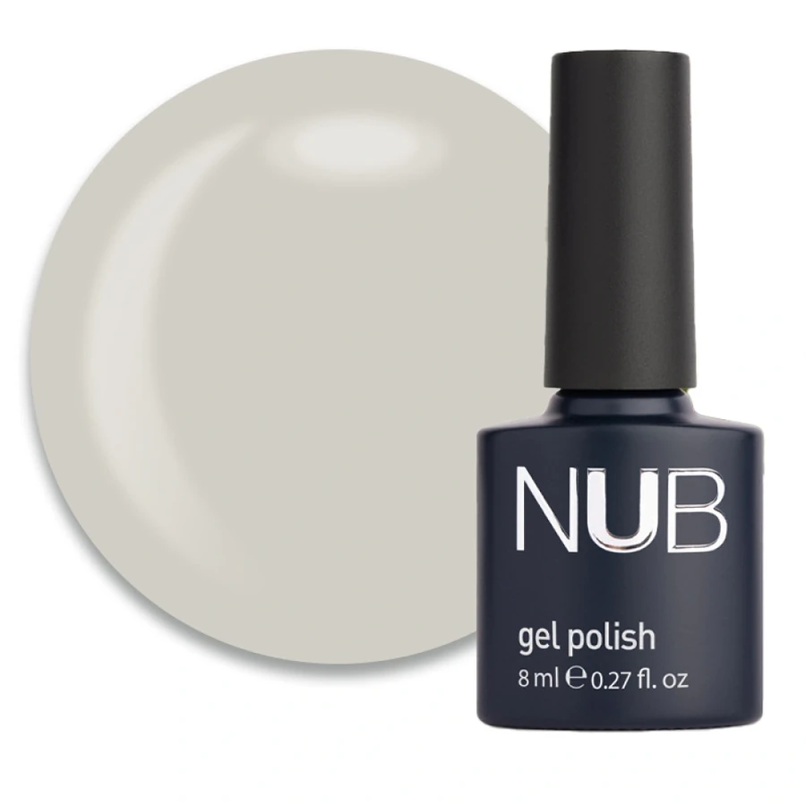 Гель-лак NUB Gel Polish 253 Steamy сірий туман, емаль 8 мл