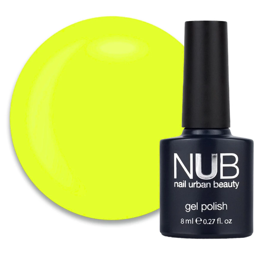 Гель-лак NUB Gel Polish 246 Citrus Spice лимонно-лаймовий, емаль 8 мл