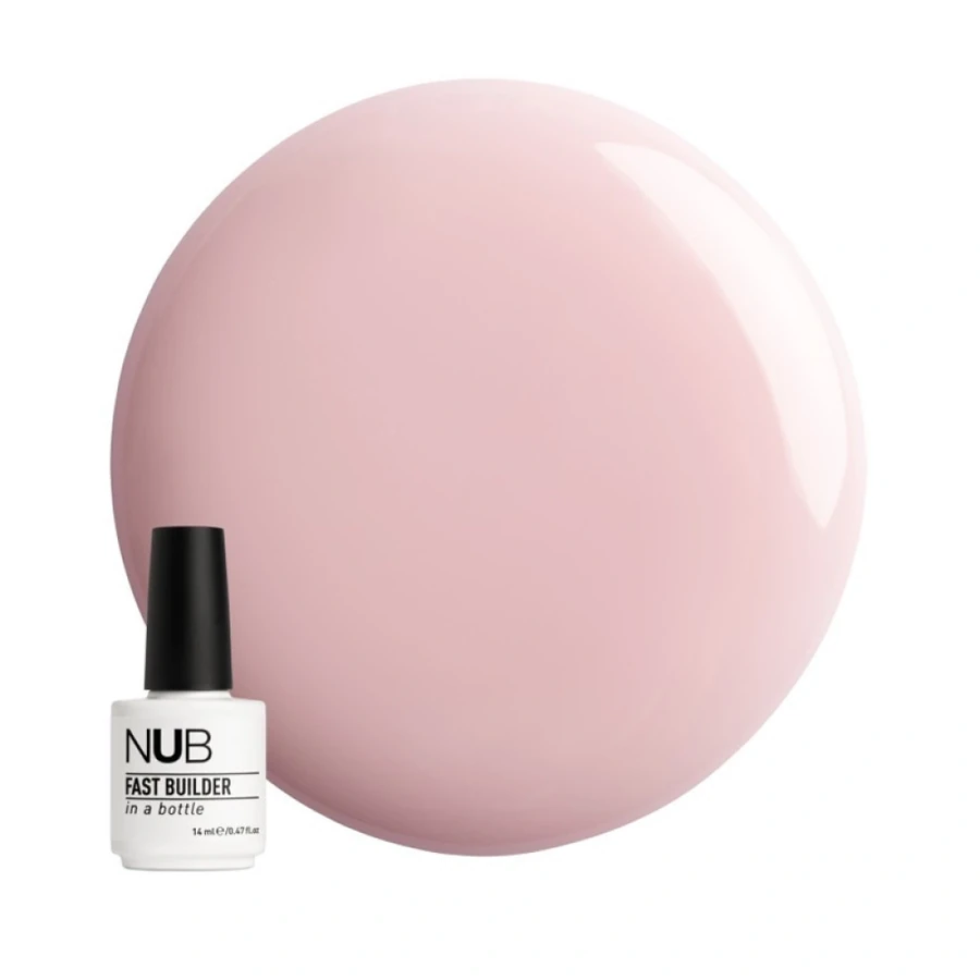Гель в пляшці для швидкого нарощування NUB Fast Builder Gel 04 Pink світло-рожевий 14 мл