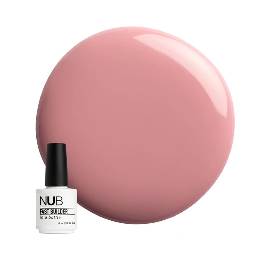 Гель в пляшці для швидкого нарощування NUB Fast Builder Gel 05 Rose рожевий 14 мл