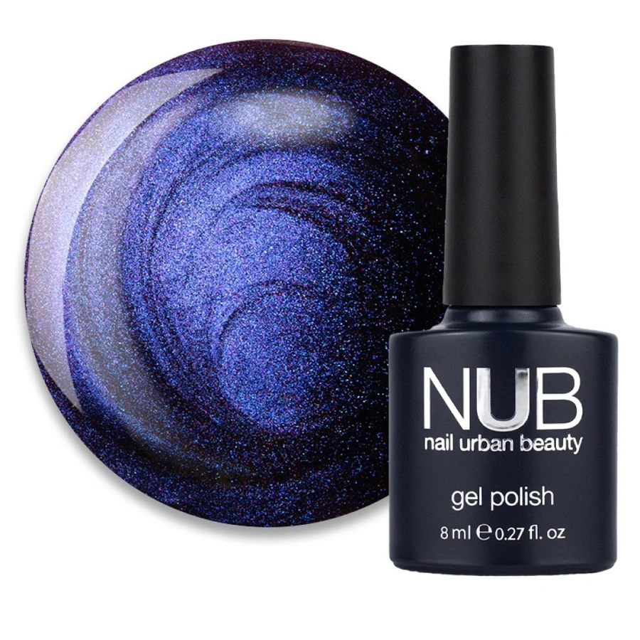 Гель-лак з відблиском NUB Mystery Gel Polish 9D 12 Sapphire синій сапфір, магнітний 8 мл