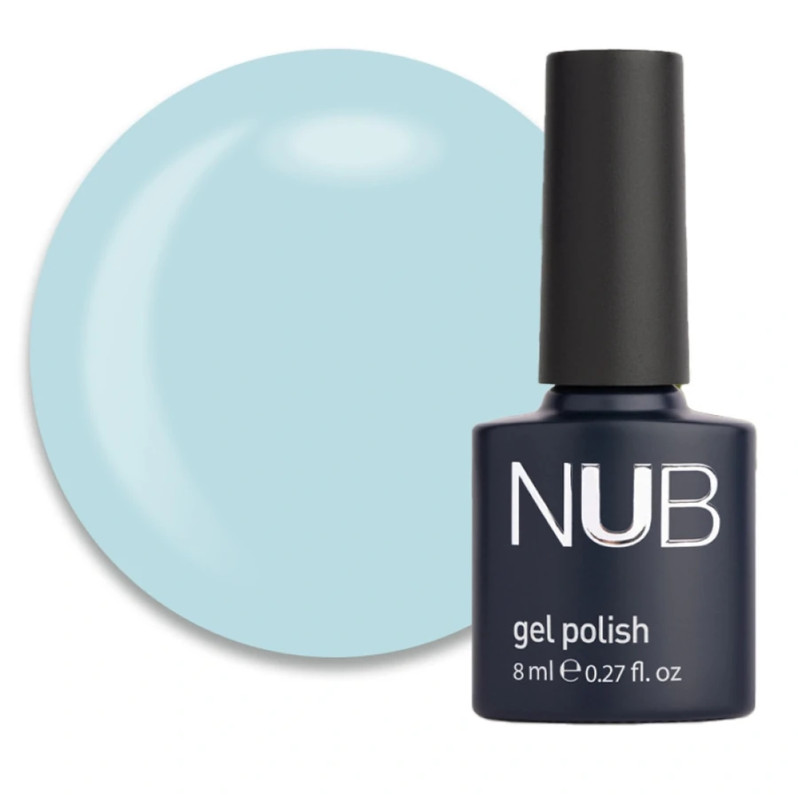 Гель-лак NUB Gel Polish 252 Teensy Blue вишуканий блакитний, емаль 8 мл