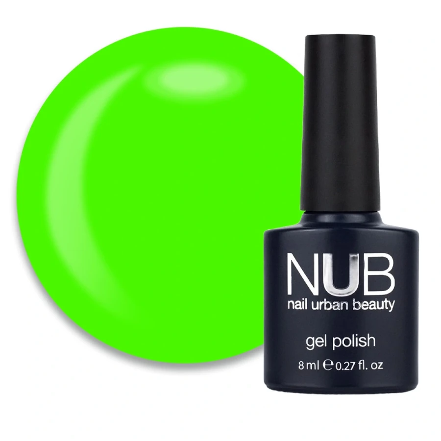 Гель-лак NUB Gel Polish 247 Mojo салатовий, неоновий 8 мл