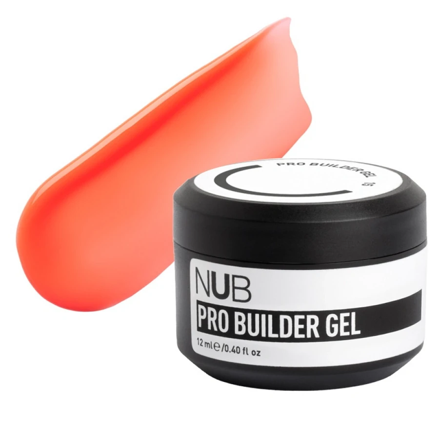 NUB Pro Builder Gel 15 яскравий персиковий 12 мл
