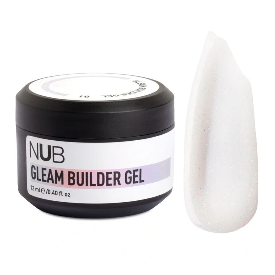 NUB Gleam Builder Gel 01 місячний камінь 12 мл
