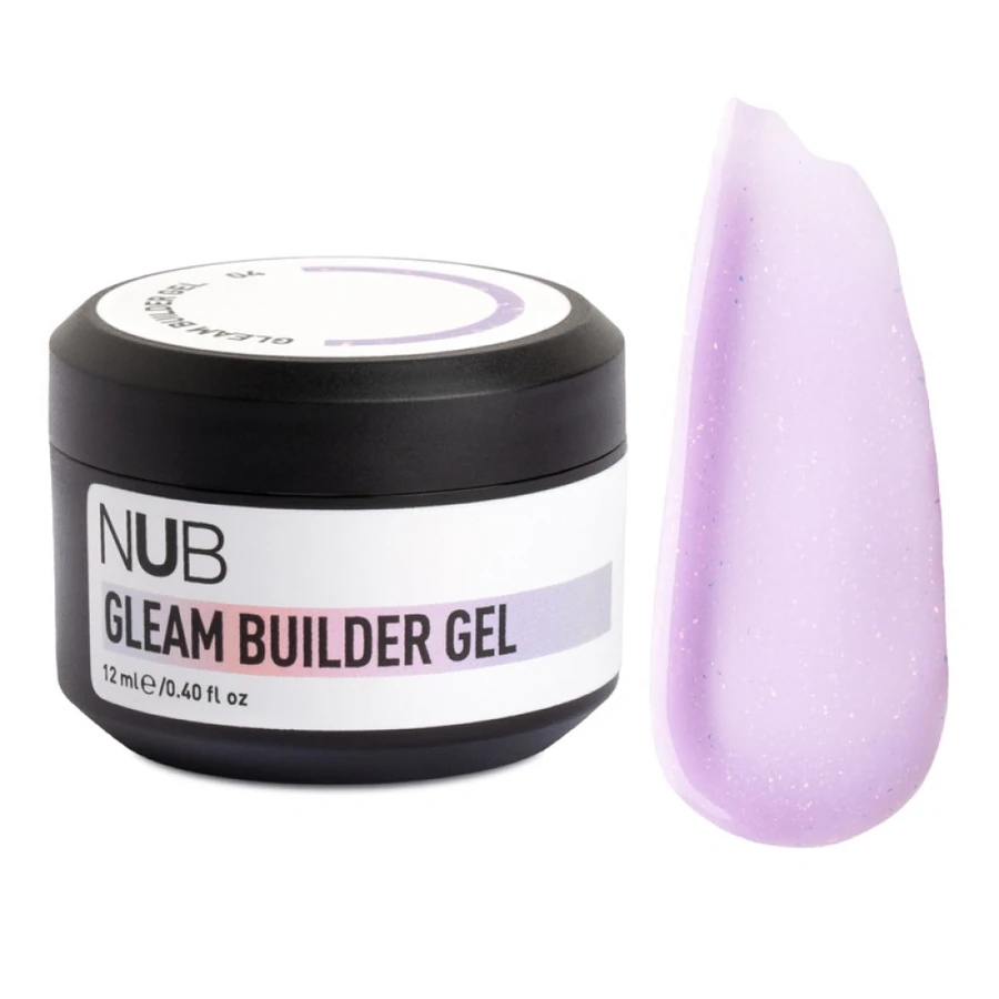 NUB Gleam Builder Gel 04 блідий бузковий 12 мл