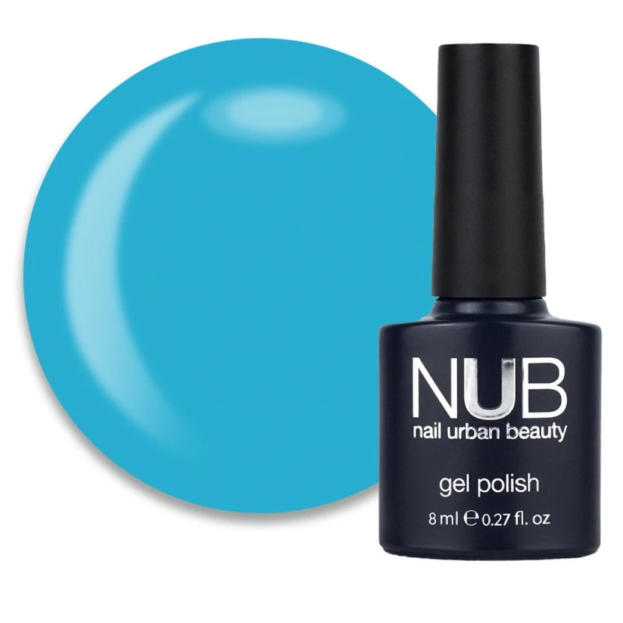Гель-лак NUB Gel Polish 078 Boston небесно-блакитний, емаль 8 мл