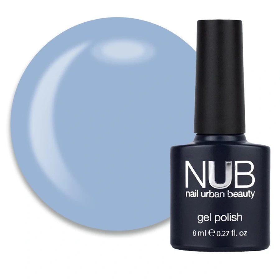 Гель-лак NUB Gel Polish 215 Stylish Blue лілово-блакитний, емаль 8 мл