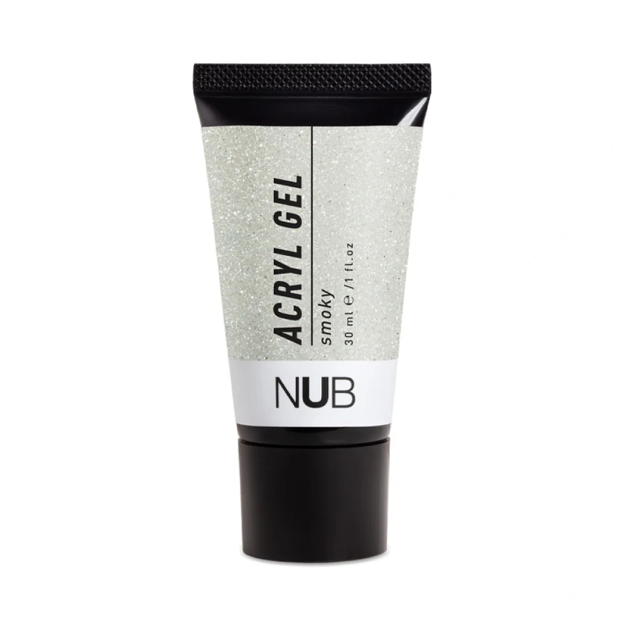Акрил-гель NUB Acryl Gel 07 Smoky димчастий, з шимером 30 мл
