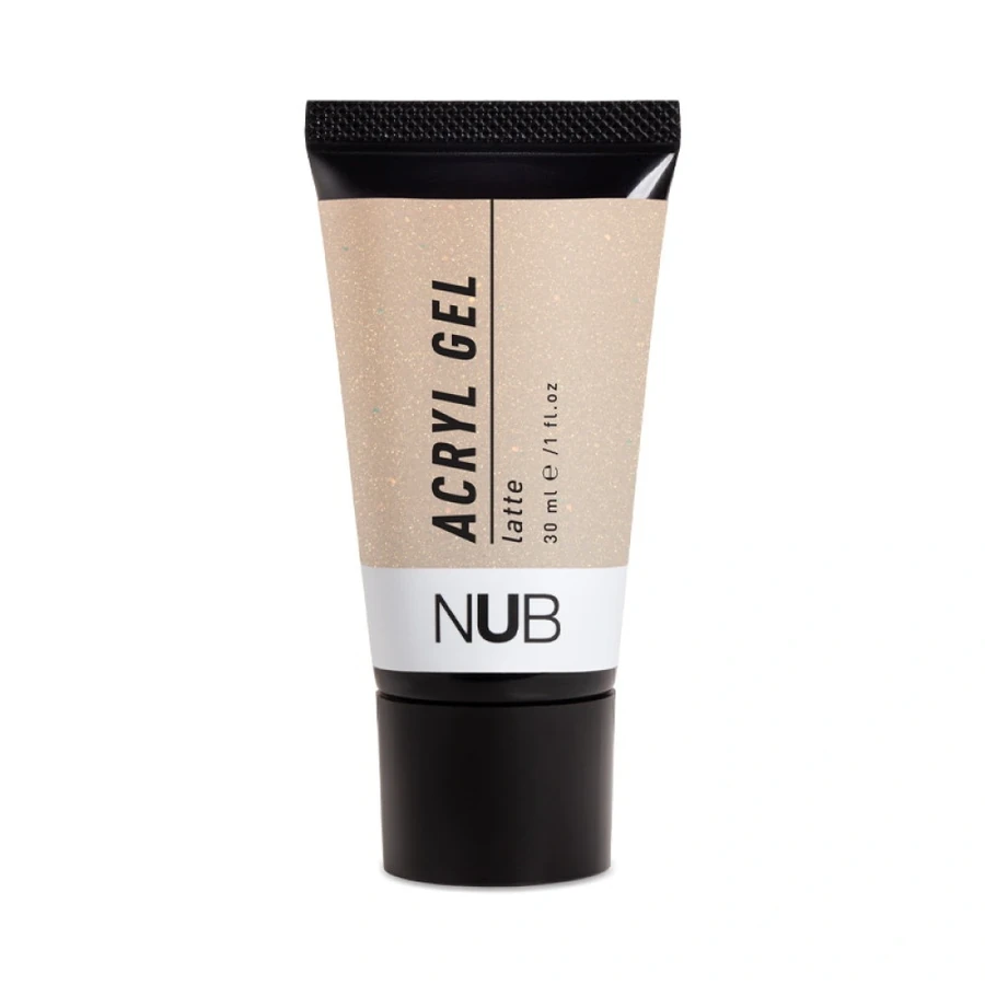 Акрил-гель NUB Acryl Gel 08 Latte латте, з шимером 30 мл