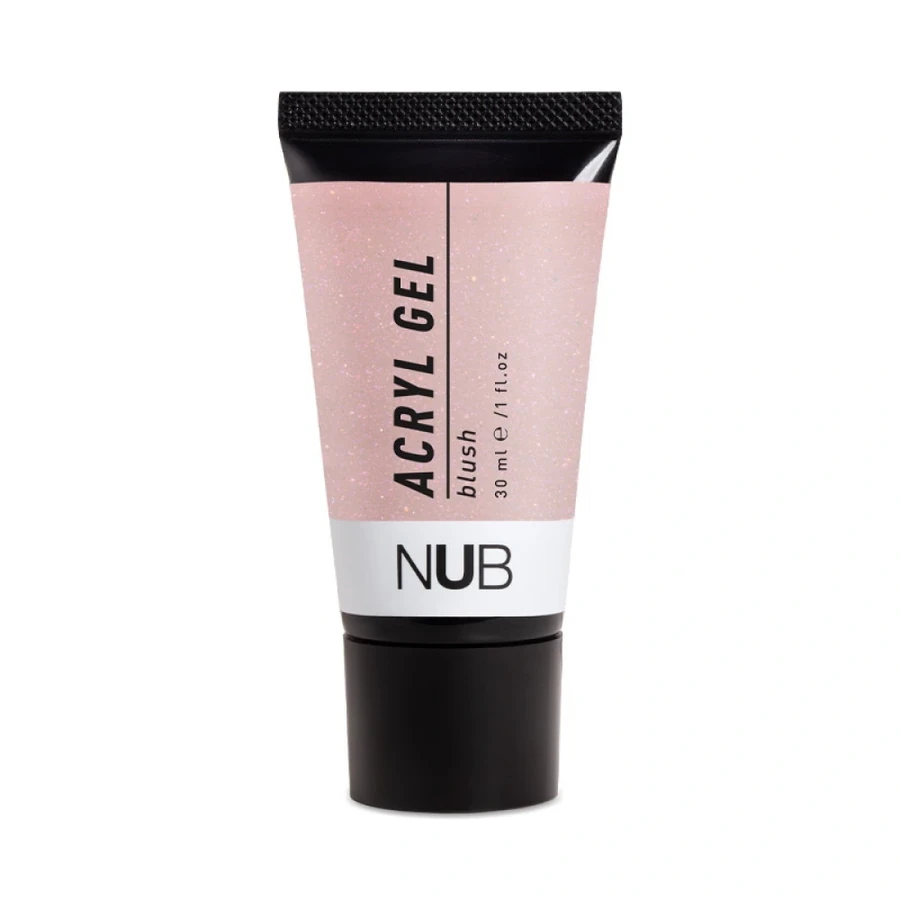 Акрил-гель NUB Acryl Gel 10 Blush рожева пудра, з шимером 30 мл