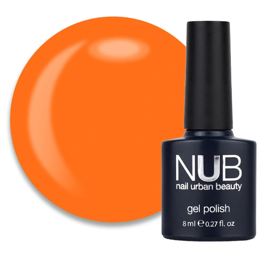Гель-лак NUB Gel Polish 248 Tiger Tail помаранчевий, емаль 8 мл