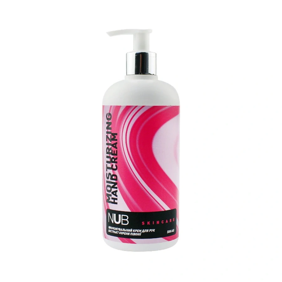 Крем для рук зволожувальний NUB Moisturizing Hand Cream Peony Півонія 500 мл