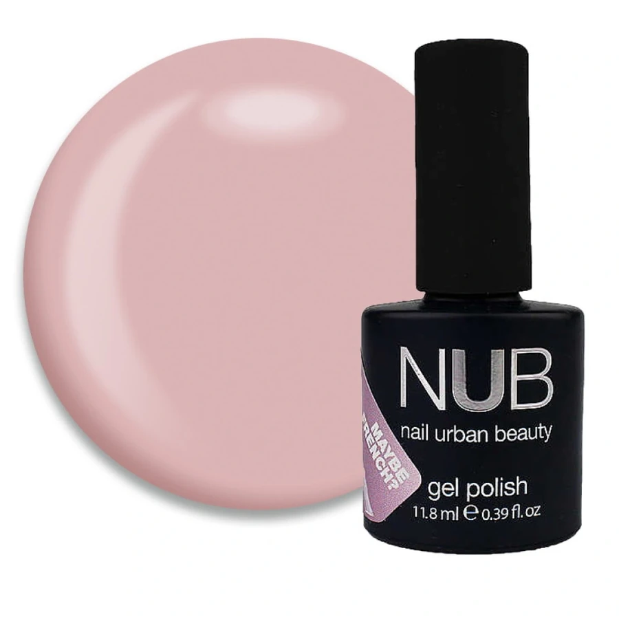 Гель-лак для френчу NUB Gel Polish Maybe French? Natural Pink натуральний рожевий 11.8 мл