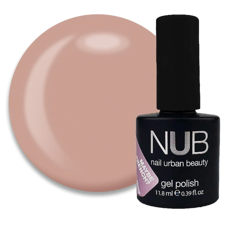 Гель-лак для френчу NUB Gel Polish Maybe French? Smoky Rose димчастий рожевий 11.8 мл