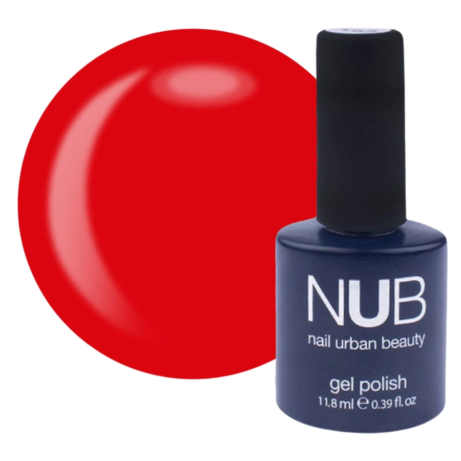 Гель-лак NUB Gel Polish 140 Moulin Rouge червоний, емаль 11.8 мл