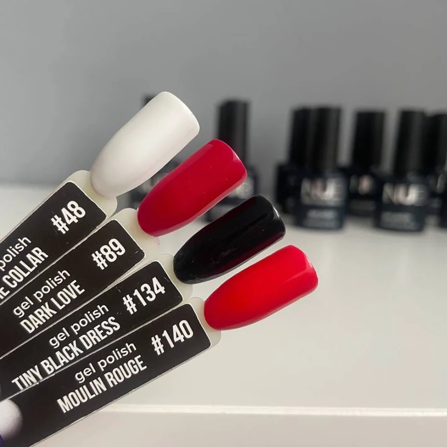 Гель-лак NUB Gel Polish 140 Moulin Rouge червоний, емаль 11.8 мл