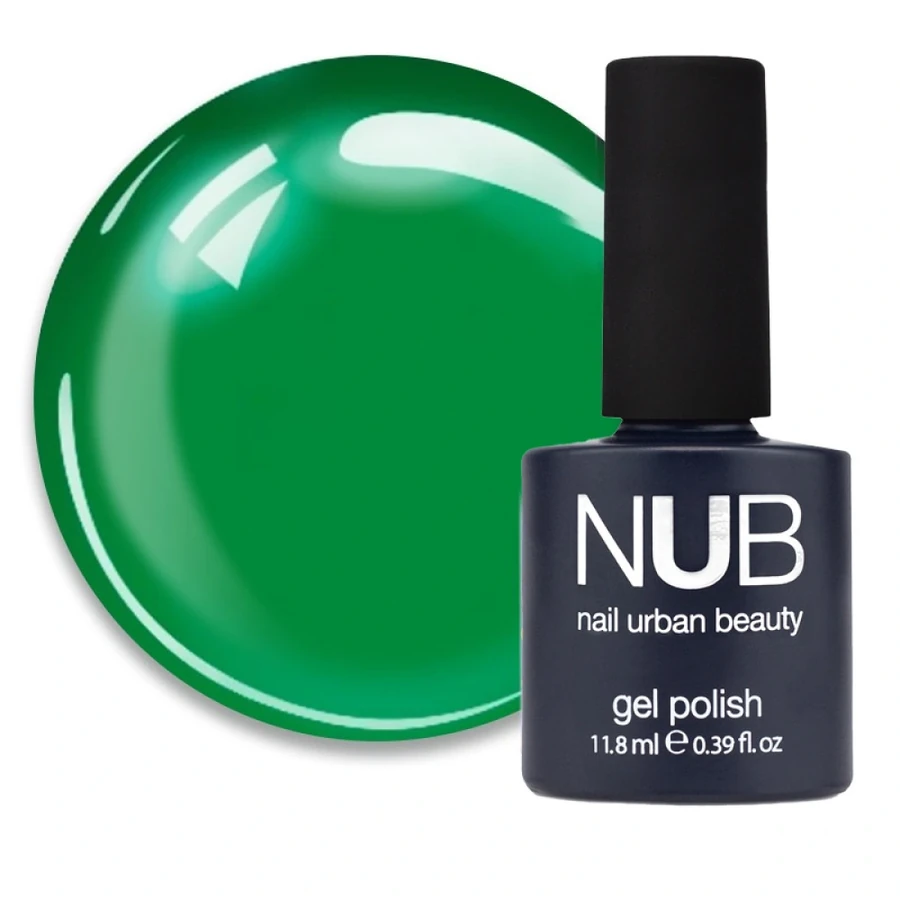 Гель-лак NUB Gel Polish Glass Gel 01 Jade зелений, вітражний 11.8 мл