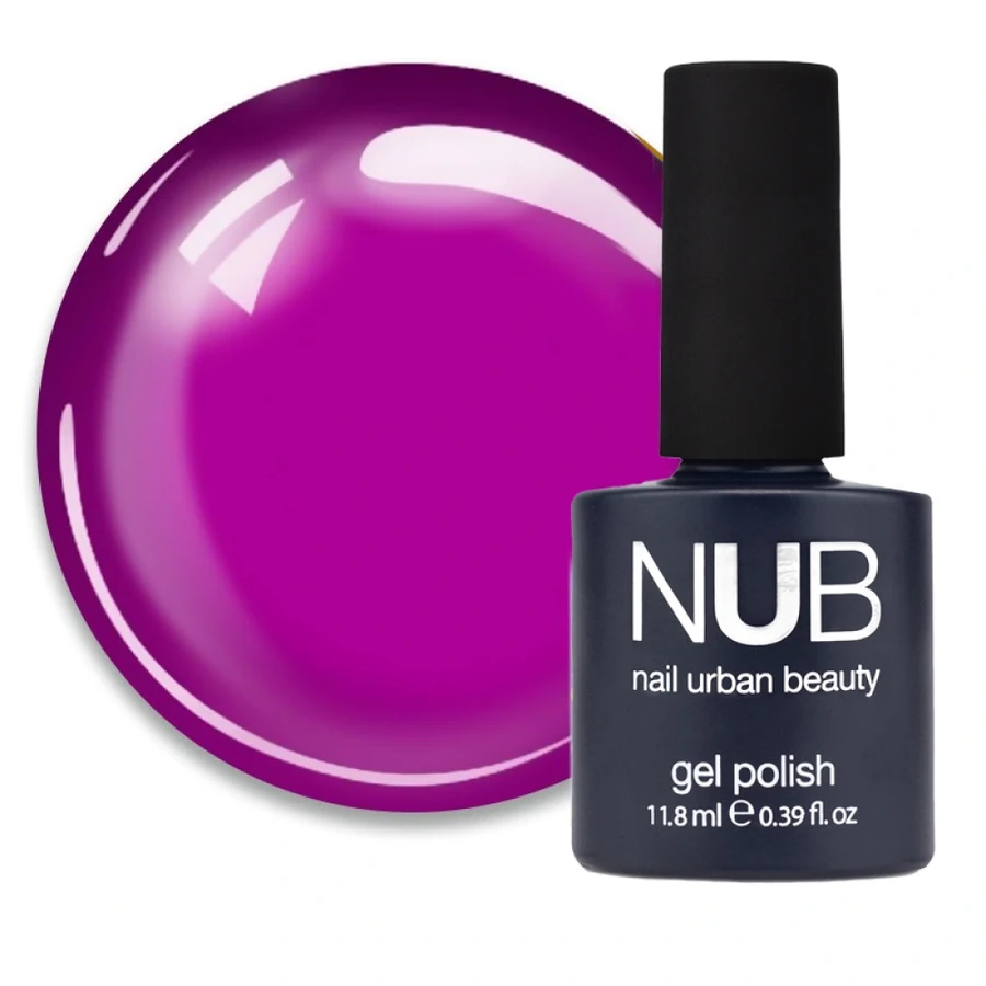 Гель-лак NUB Gel Polish Glass Gel 04 Amethyst фіолетовий, вітражний 11.8 мл