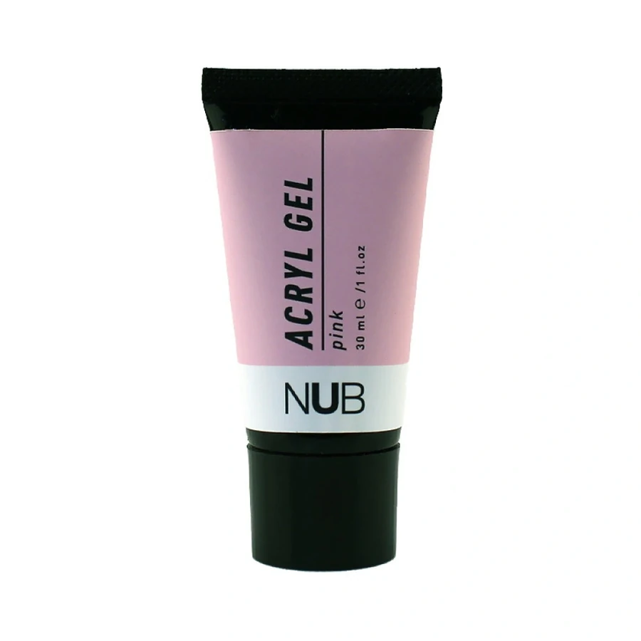 Акрил-гель NUB Acryl Gel 02 Pink теплий рожевий 30 мл