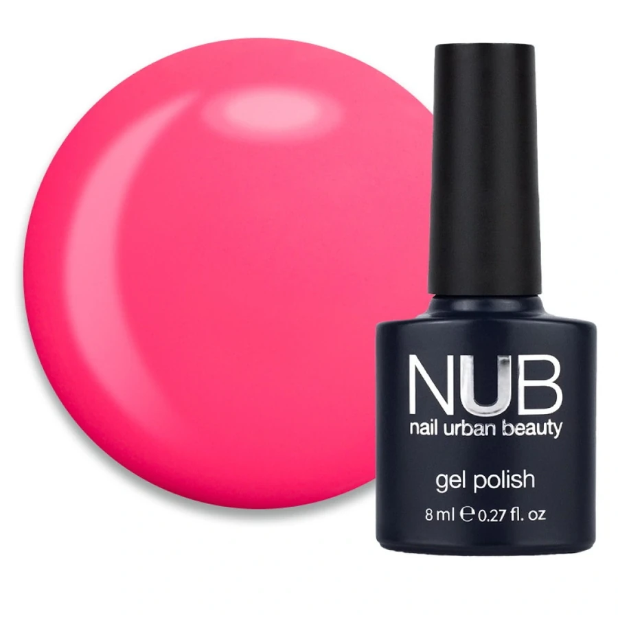 Гель-лак NUB Gel Polish 262 Piglet Pink соковитий рожевий, емаль 8 мл
