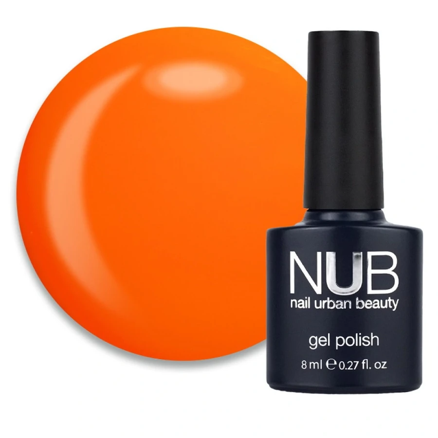 Гель-лак NUB Gel Polish 263 Coral Crush соковитий помаранчевий, емаль 8 мл
