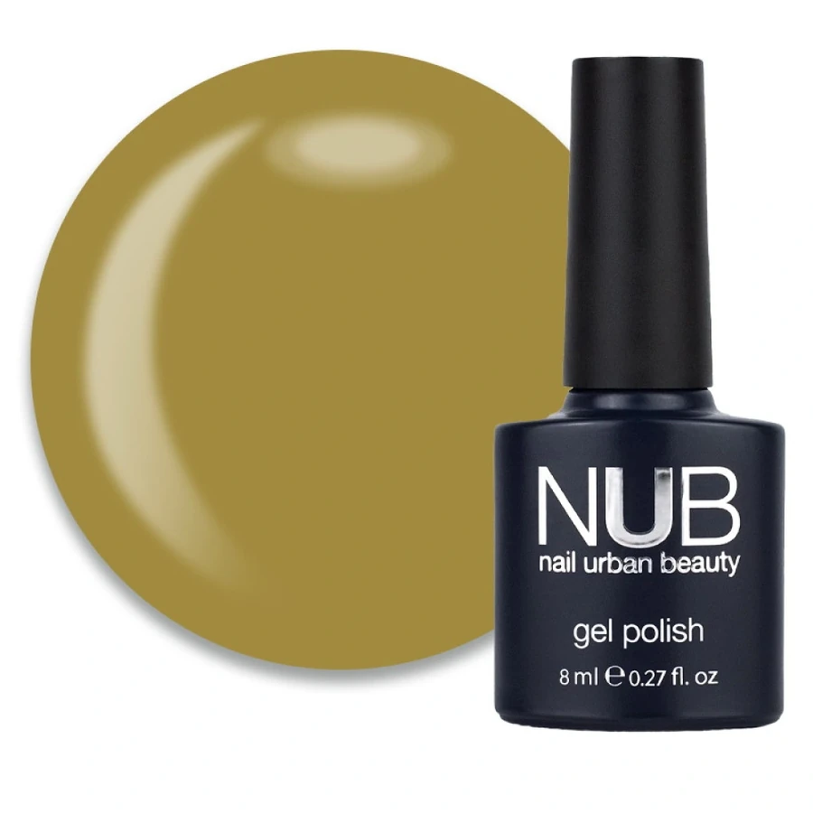 Гель-лак NUB Gel Polish 204 Celebrity Style оливковий, емаль 8 мл