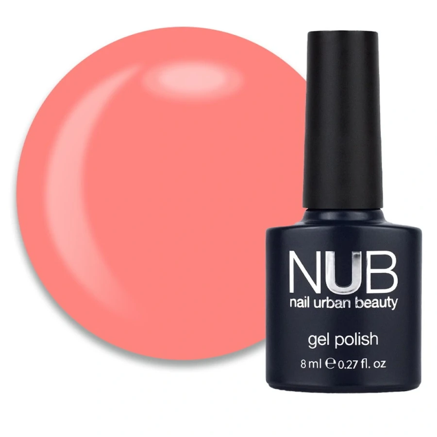 Гель-лак NUB Gel Polish 208 Tenderness креветковий, емаль 8 мл