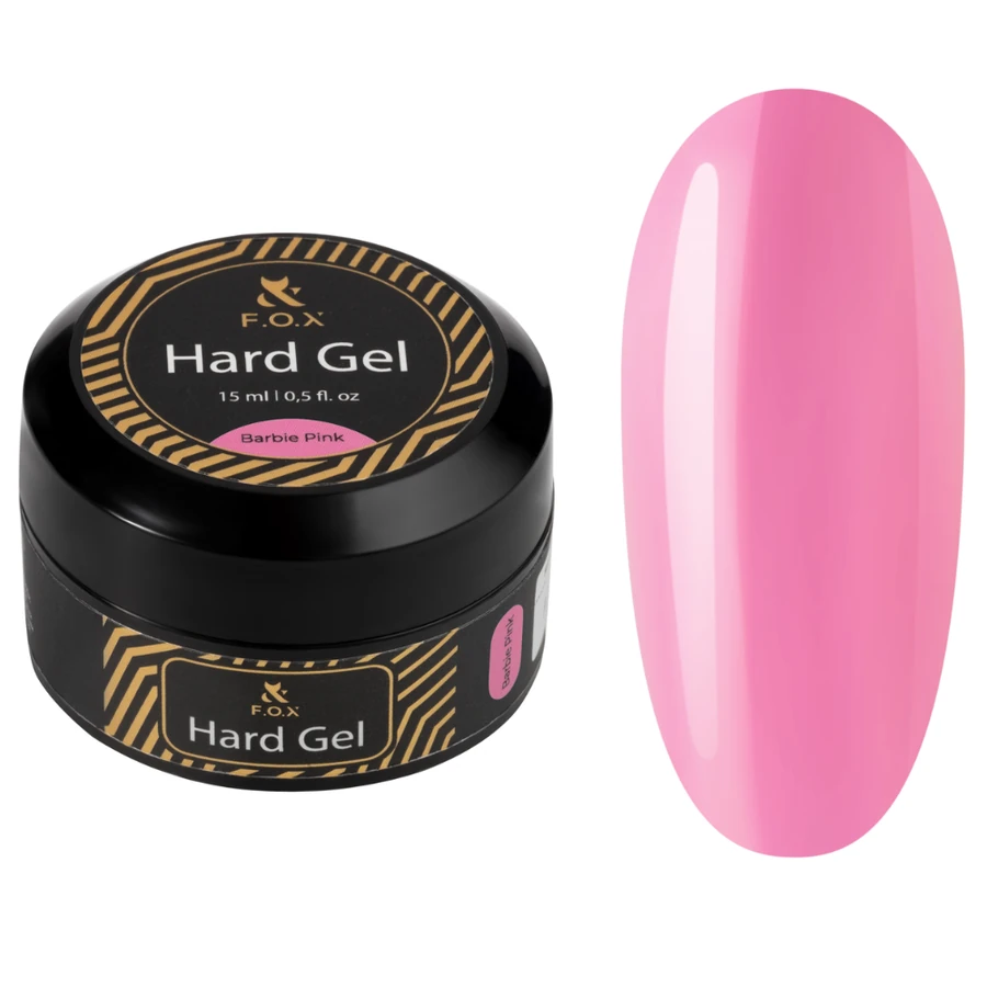 Будівельний рідкий гель FOX Hard Gel Barbie Pink рожевий 15 мл