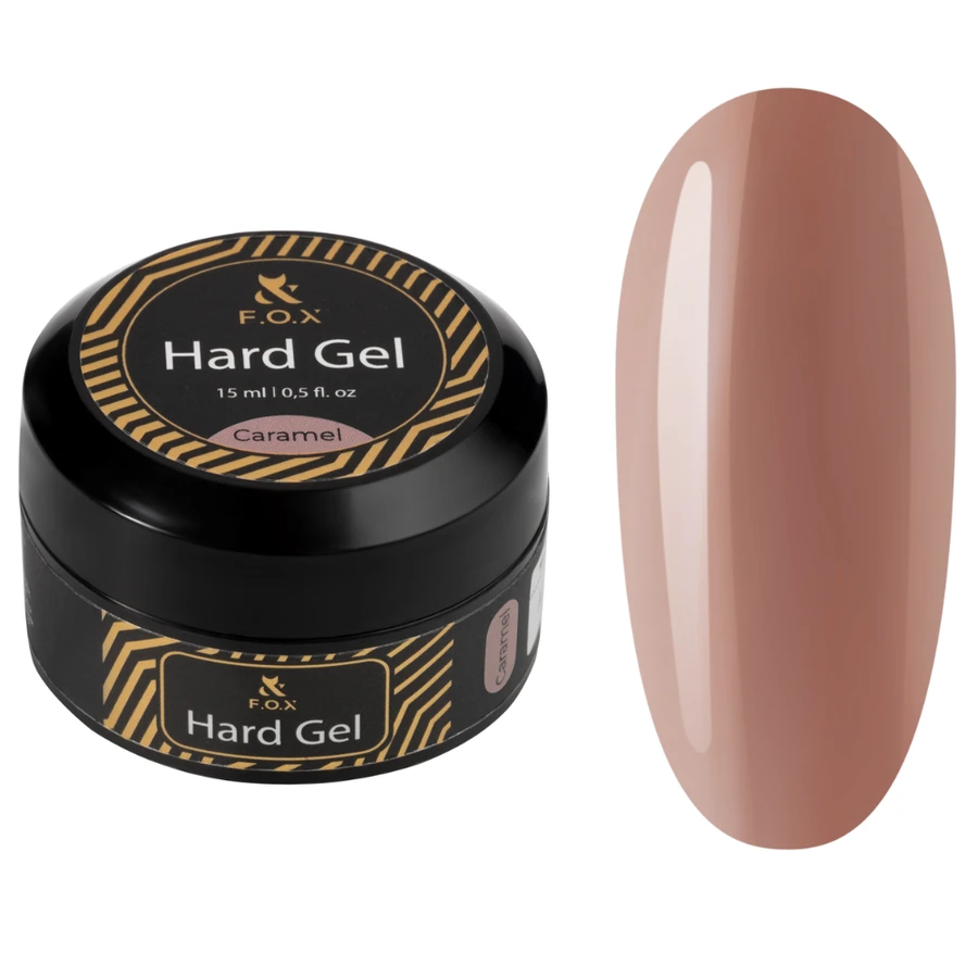 Будівельний рідкий гель FOX Hard Gel Caramel карамельний 15 мл