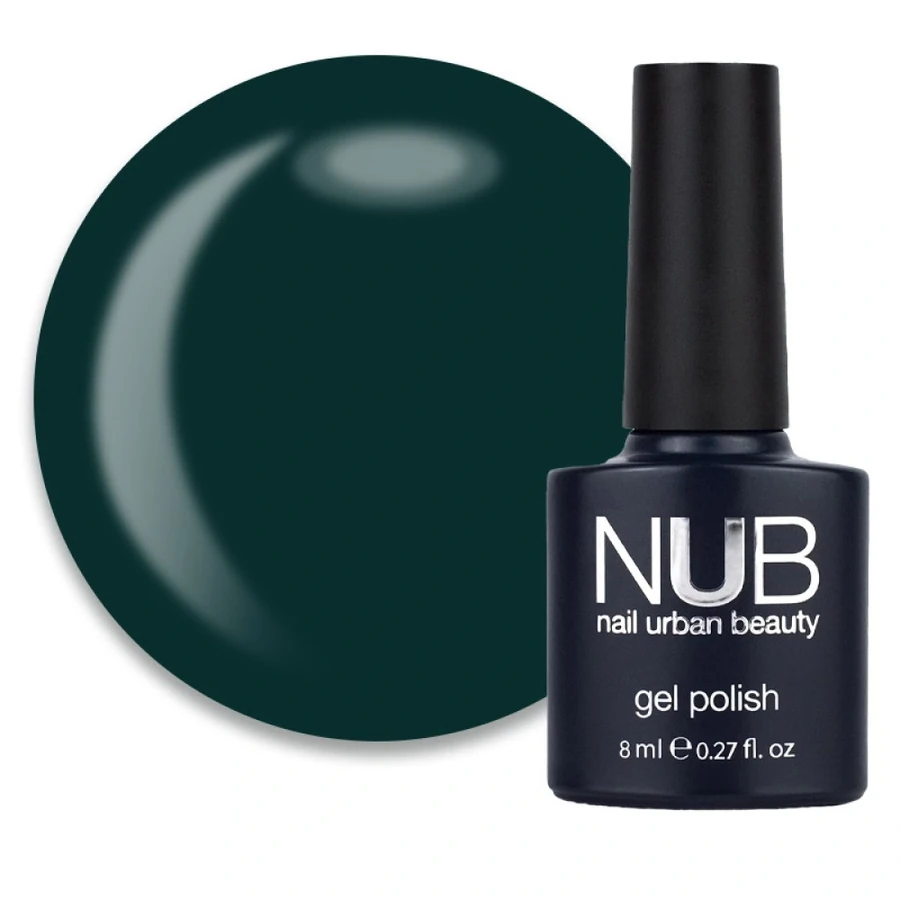 Гель-лак NUB Gel Polish 100 Street Couture зеленая морська хвиля, емаль 8 мл