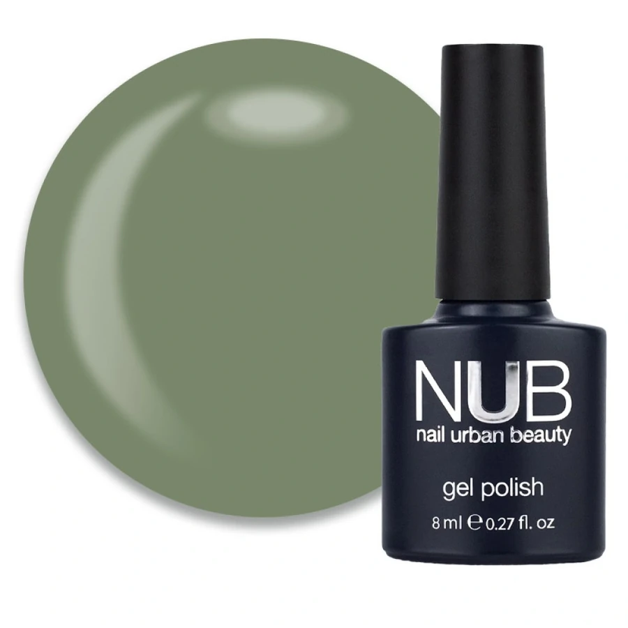 Гель-лак NUB Gel Polish 125 Tropics Of Bali оливково-зелений, емаль 8 мл