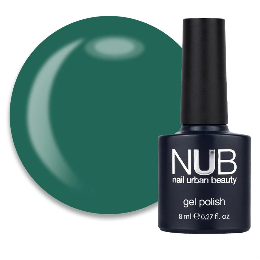 Гель-лак NUB Gel Polish 170 Mint Light сіро-зелений мох, емаль 8 мл