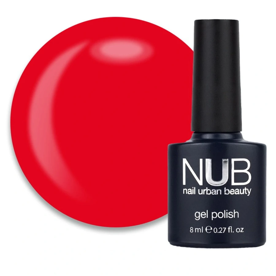 Гель-лак NUB Gel Polish 197 Pink Boa полунично-рожевий, емаль 8 мл