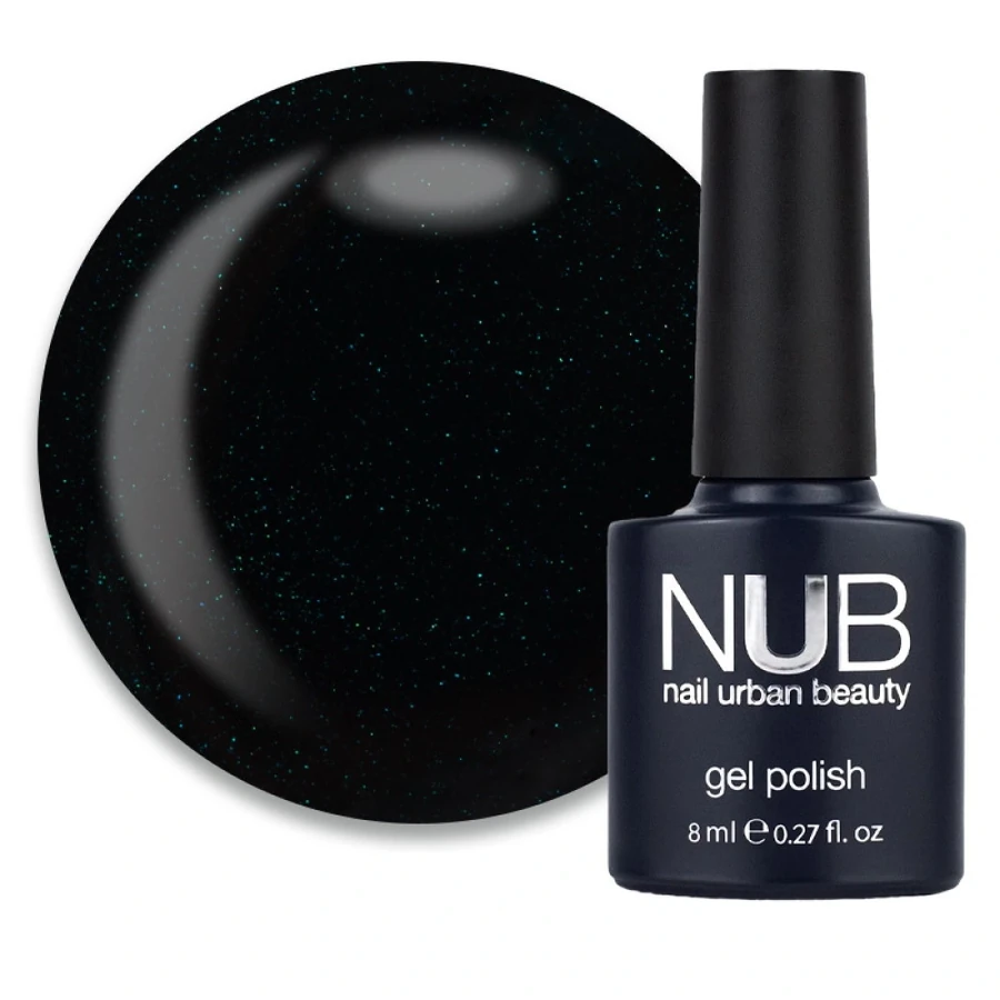 Гель-лак NUB Gel Polish 239 Northern Lights темний сіро-зелений, з шимером 8 мл