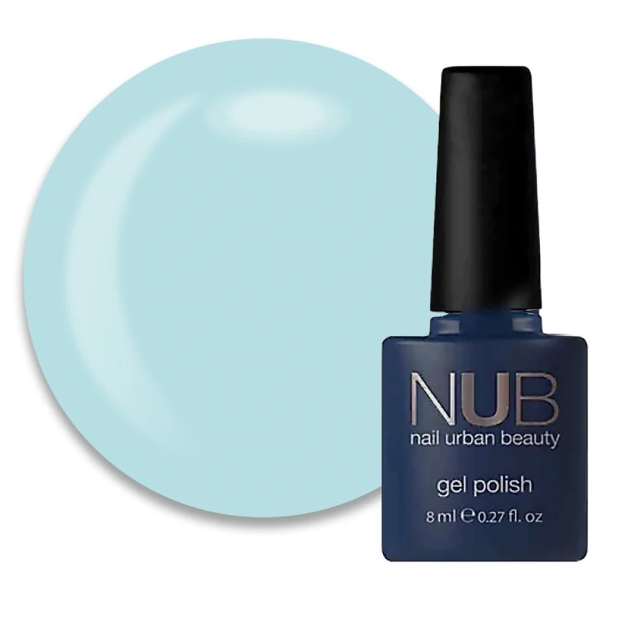 Гель-лак NUB Gel Polish 191 Breakfast Tiffany’s блакитний ментол, емаль 8 мл
