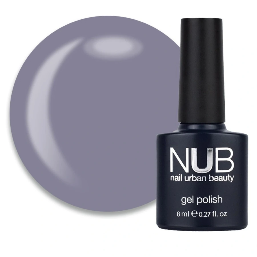 Гель-лак NUB Gel Polish 101 Sophisticated м&rsquo;який коричнево-сірий, емаль 8 мл