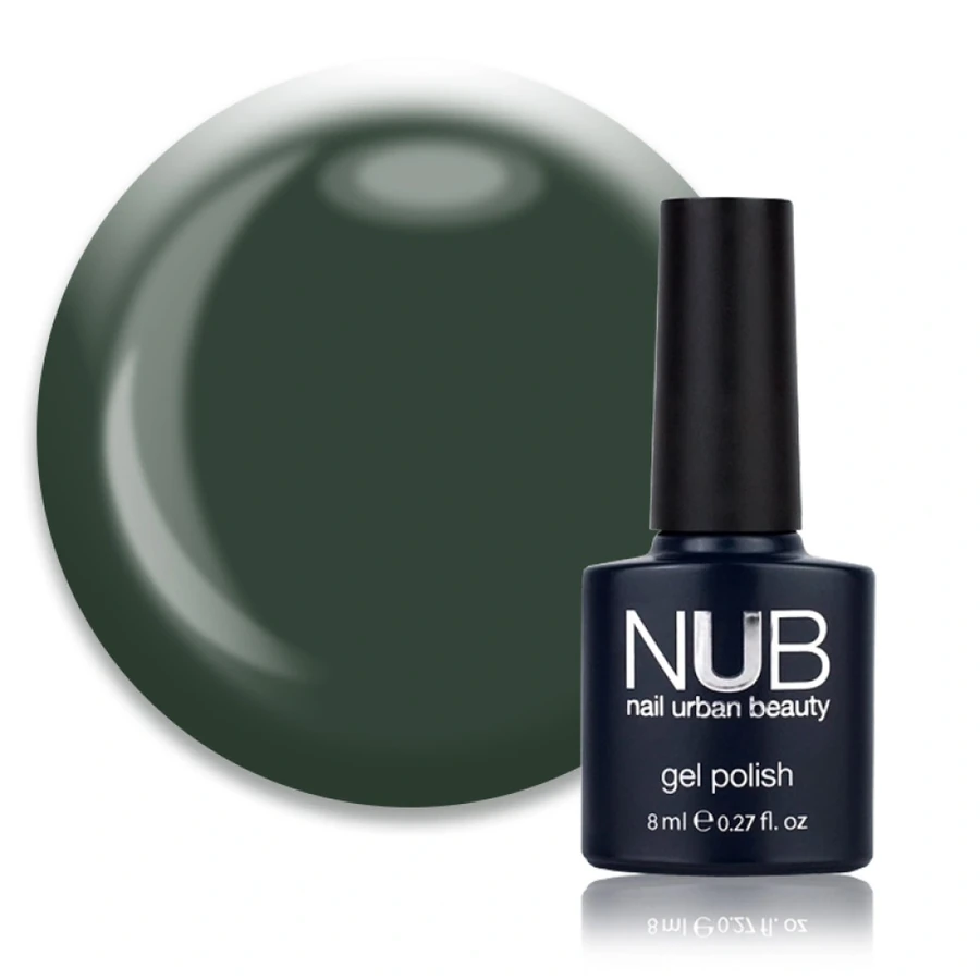 Гель-лак NUB Gel Polish 231 Night Jungle нічний зелений, емаль 8 мл