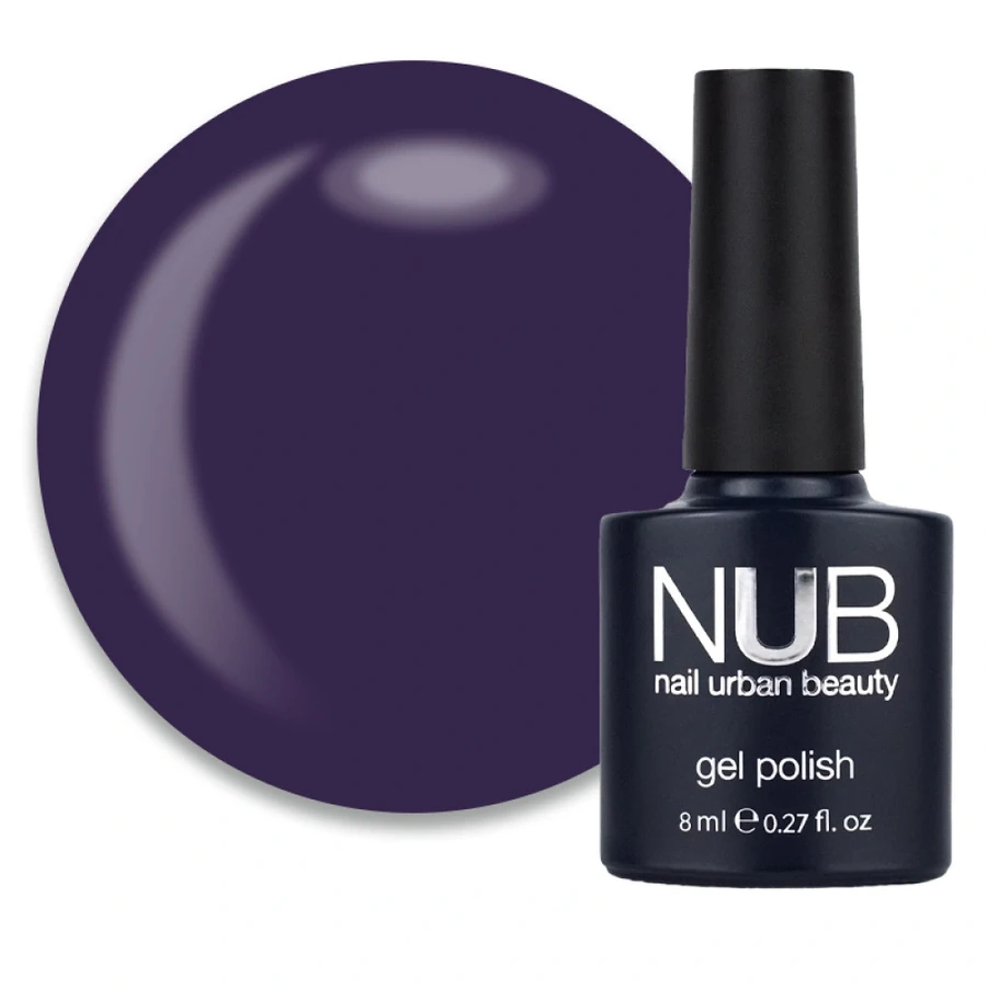 Гель-лак NUB Gel Polish 194 Big Secret чорничний, емаль 8 мл