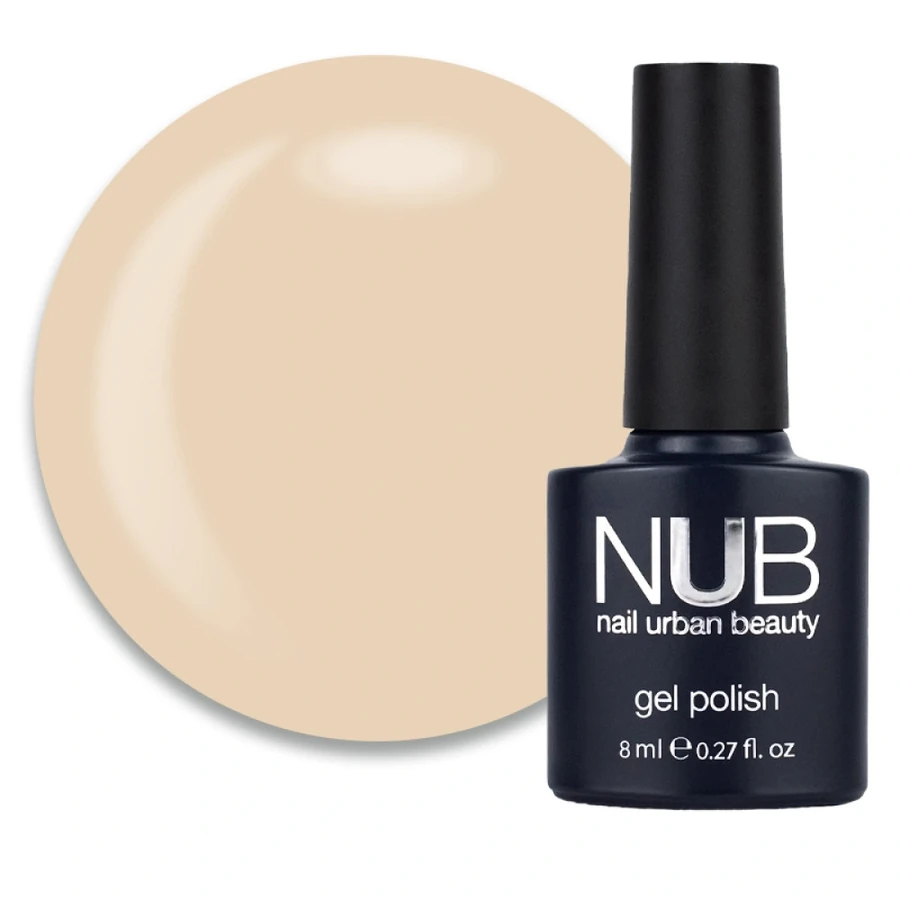 Гель-лак NUB Gel Polish 256 Porcelain бежева порцеляна, емаль 8 мл